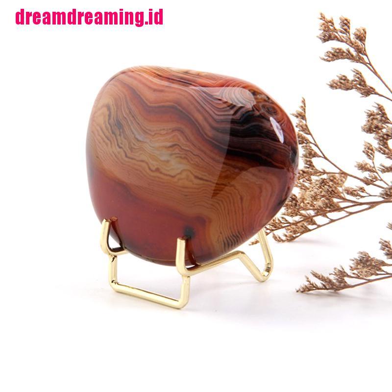 Stand Display Foto Bahan Alloy Kristal Agate Gaya Antik