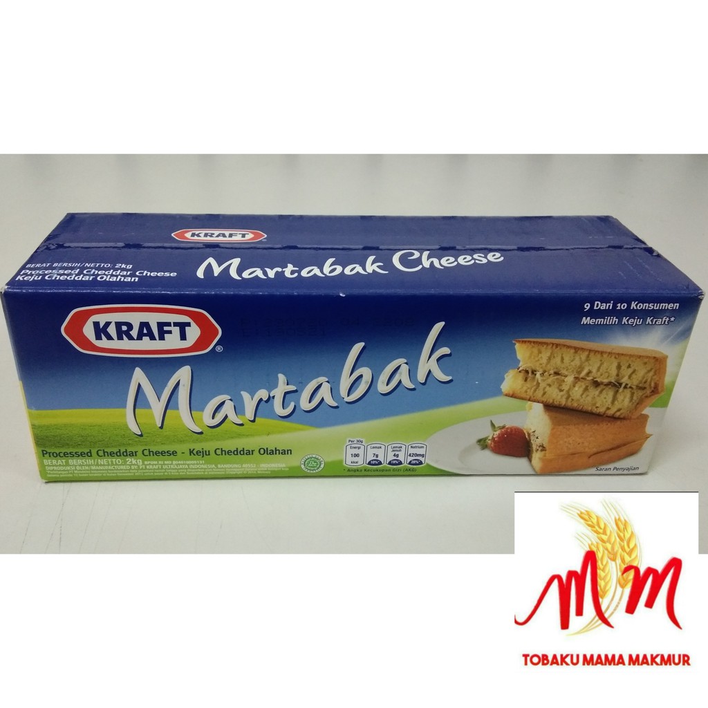 

Keju Kraft cheddar / all in one / martabak / filling kemasan 2kg