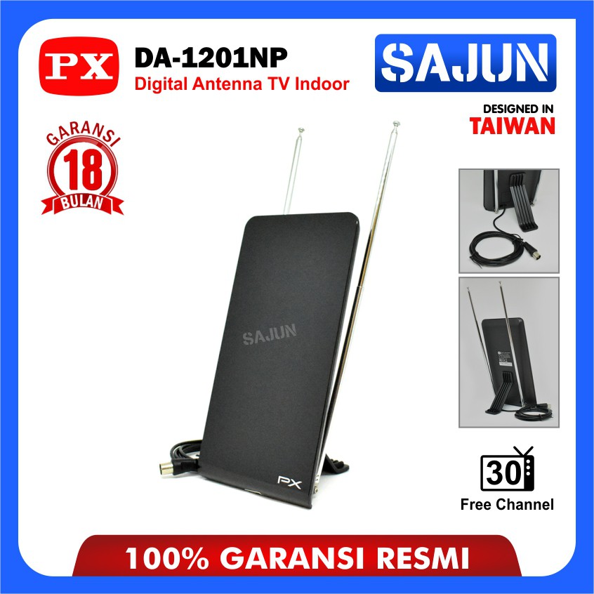 PX Antena TV Digital Indoor DA-1201NP Garansi 18 Bulan