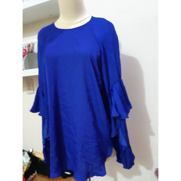 atasan tunik long top zara woman hijabers