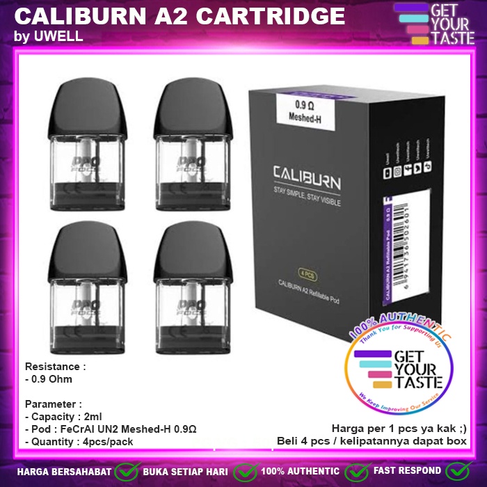 Cartridge Caliburn A2 Pod Authentic by UWELL - Catridge Caliburn A2