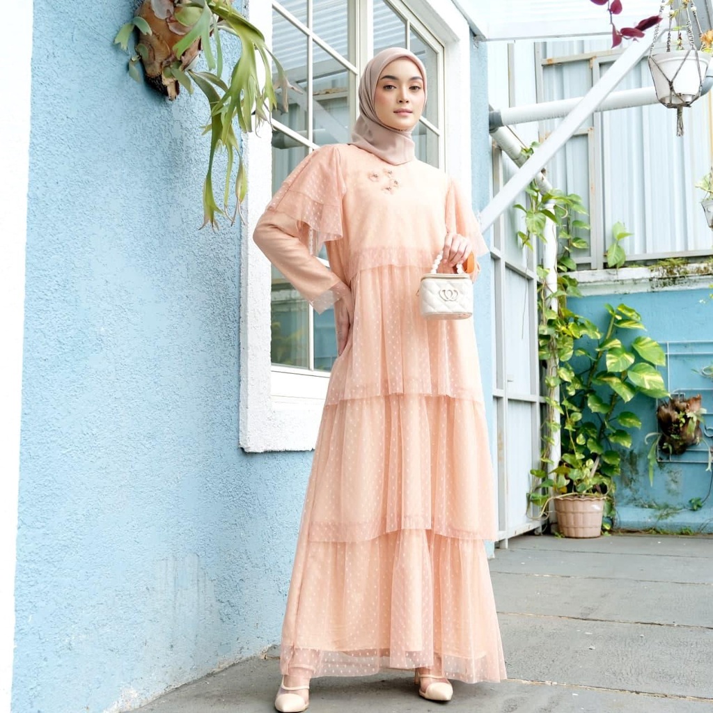 MELANEY DRESS / DRESS LAMARAN / DRESS RAYA / DRESS KONDANGAN / SERAGAMAN