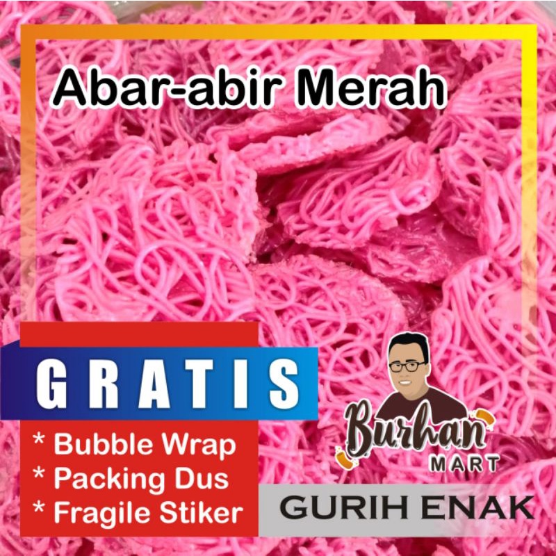 

Kerupuk Abar Abir Merah 250gr | Enak, Gurih, Mekar dan Mudah Digoreng | Grosir dan Eceran