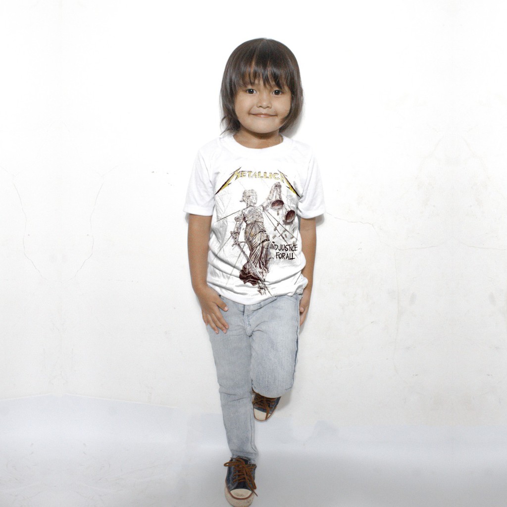 Kaos Band Anak Baju Metal Tshirt Musik Keren Kids
