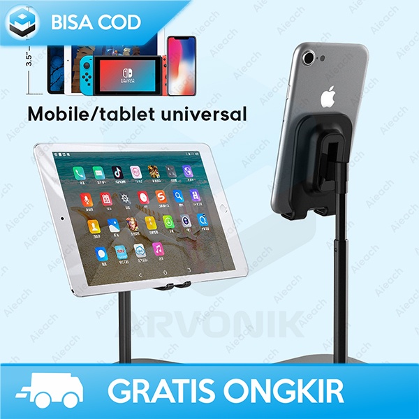 STAND HOLDER SMARTPHONE TELESCOPIC 2 GEN PENYANGGAH HP KUAT ANTI SLIP