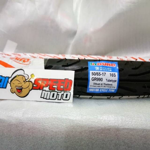 Ban duro 50/65-17 tupetype