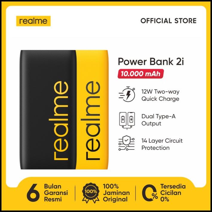 Realme Powerbank 2I 10000Mah Quick Charge Dual Output