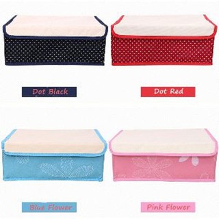 Storage Box 2 in 1 Underware & Bra Motif 12 Grid storage