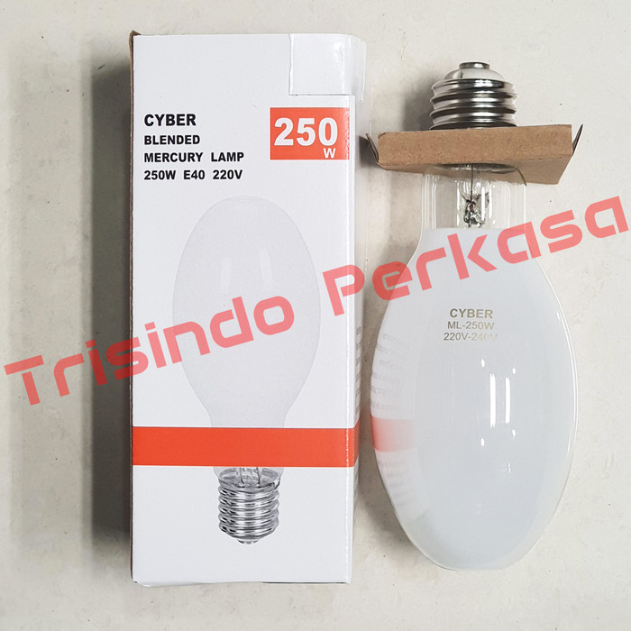 LAMPU MERCURY ML 250W 250 WATT E40 BOLA LAMPU JALAN