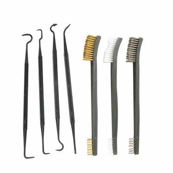 Sikat Besi Steel Wire Brush 3 PCS with Pick Set 4 PCS -2TK01