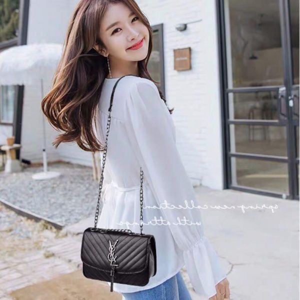 [RES1306] Tas Selempang Wanita | Tas Selempang Tali Rantai Cantik Tas Selempang Import Wanita Modis