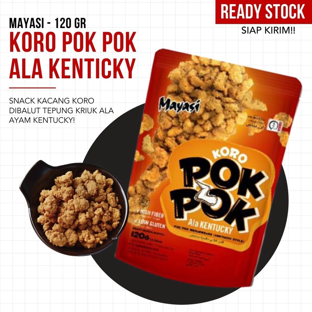 (TERMURAH) MAYASI - Koro Pok Pok Ala Kentucky - 120gr