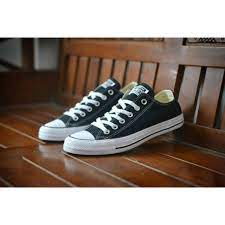 SEPATU PRIA CONVERSE HITAM SNEAKER SEPATU SEKOLAH CASSUAL TRENDY TERBARU BERKUALITAS