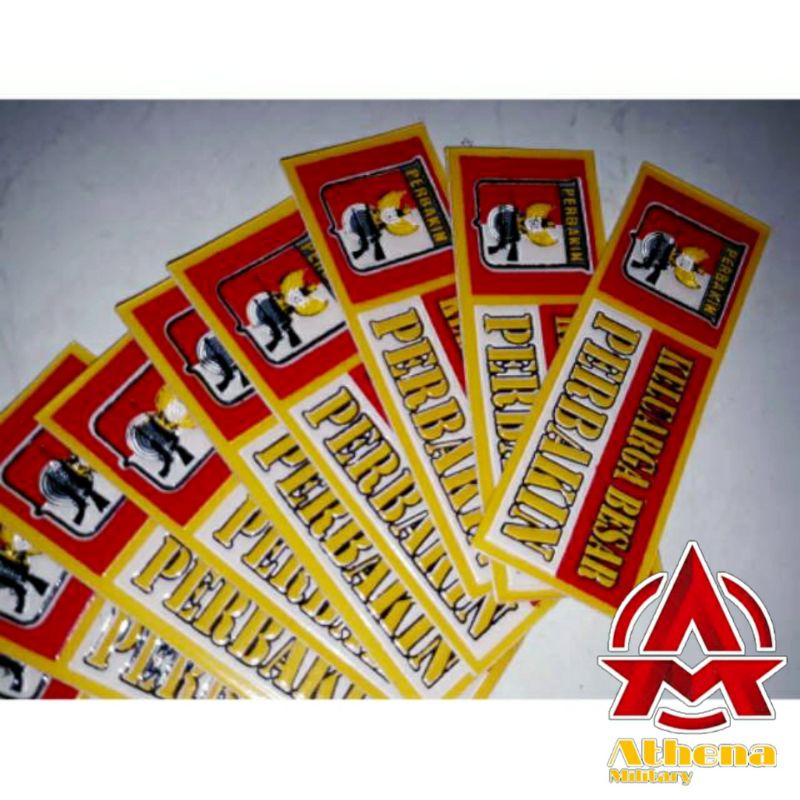 Stiker Plat Embos Perbakin | Aksesoris Kendaraan