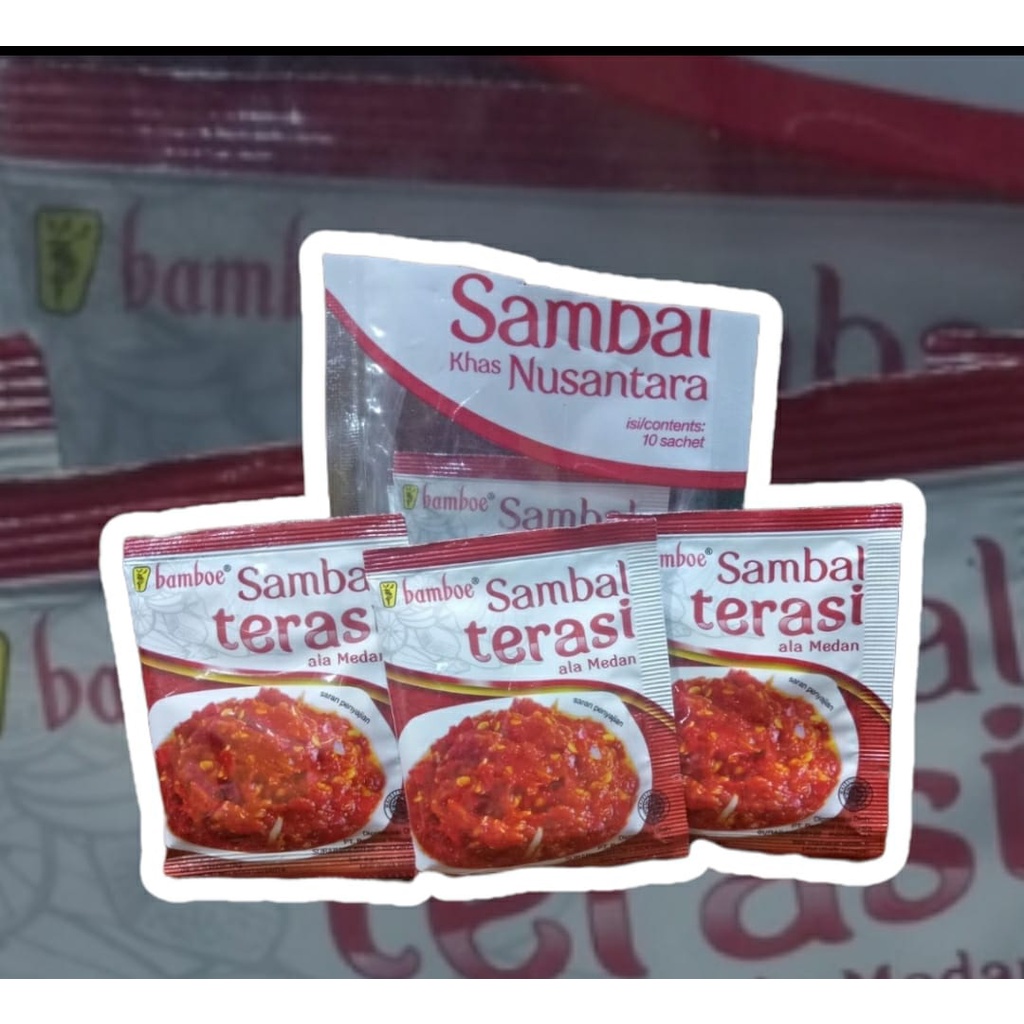 BAMBOE SAMBAL TERASI ALA MEDAN SACHET 15g