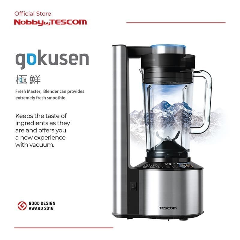 Tescom Professional Vacuum Blender Juicer - TVM2000 /TVM 2000 - 1500ml garansi resmi