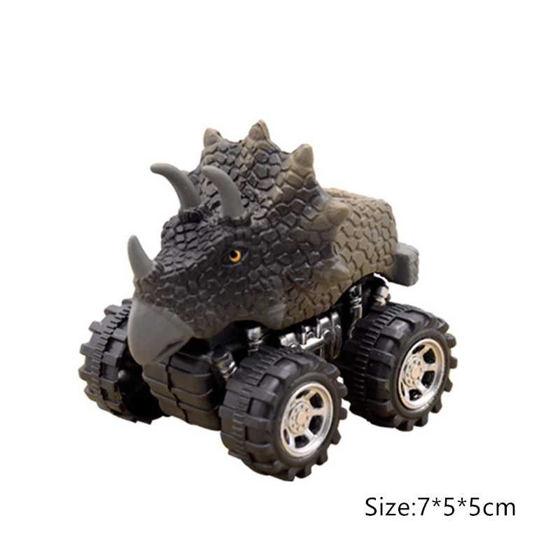 GIJ - ISHOWTIENDA Mainan Mobil-Mobilan Dinosaurus Diecast Anak 4 PCS