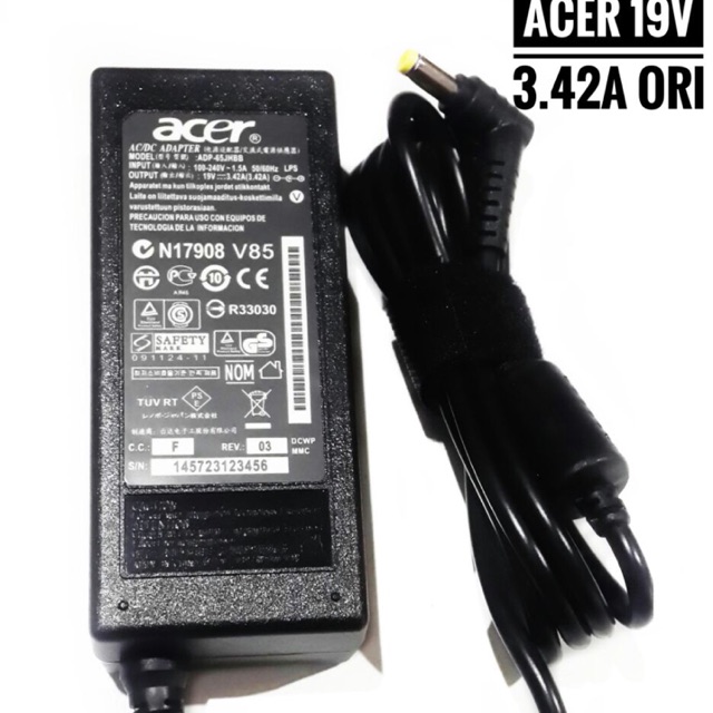 ADAPTOR LAPTOP ACER  19V-3.42A type 4739 4738 4741 4750 4736 4752 4740 charger NOTEBOOK