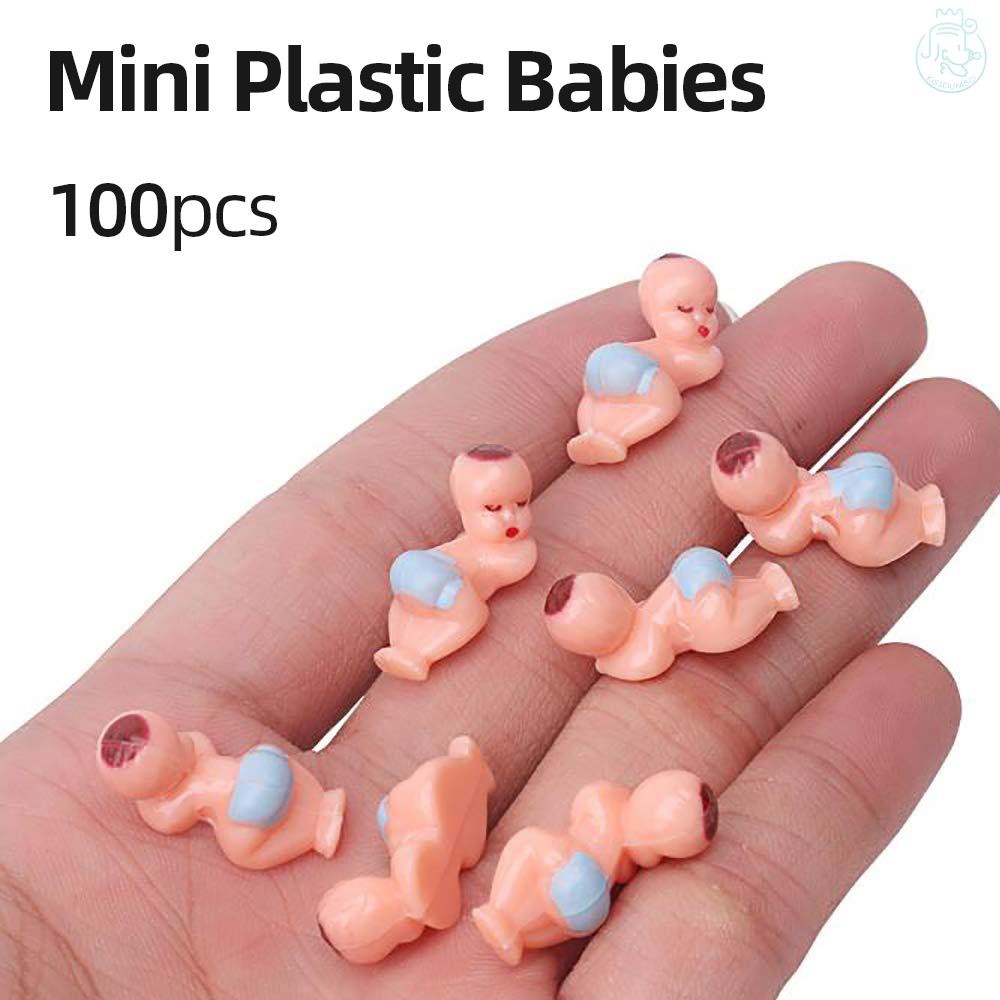 100pcs Es Batu Mini Bahan Plastik Untuk Baby Shower Shopee Indonesia