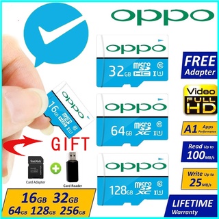 ♥Oppo Kartu Memori SD Class 10 UHS-I 512GB / 256GB / 128GB / 64GB / 32GB / 16GB