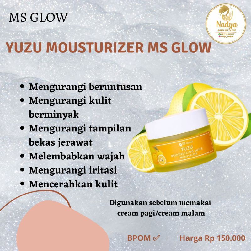 Yuzu Juice Revitalizing Moisturizer Original Perawatan Wajah Skincare