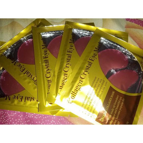 (SKR) Masker Mata Collagen Gold Powder Crystal Eye Mask Bag Naturgo Terlaris