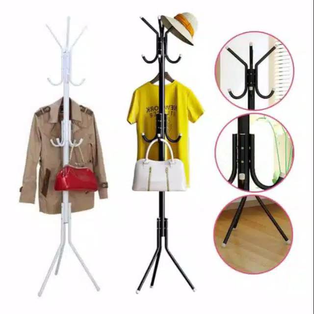 BS199 STAND HANGER Multifungsi/GANTUNGAN BAJU TOPI JAKET TAS