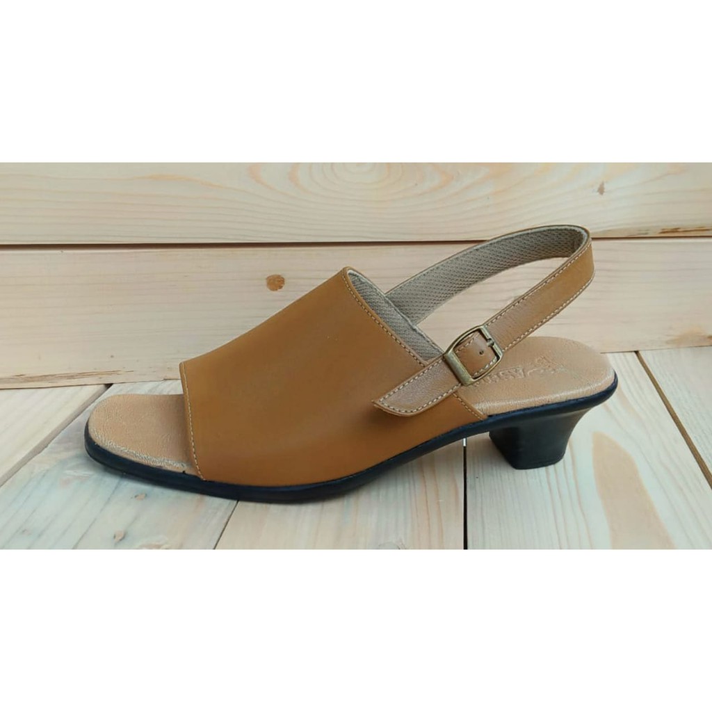 Sepatu Sandal Wanita Kulit Asli Rasheda SR 22 Selop Kasual