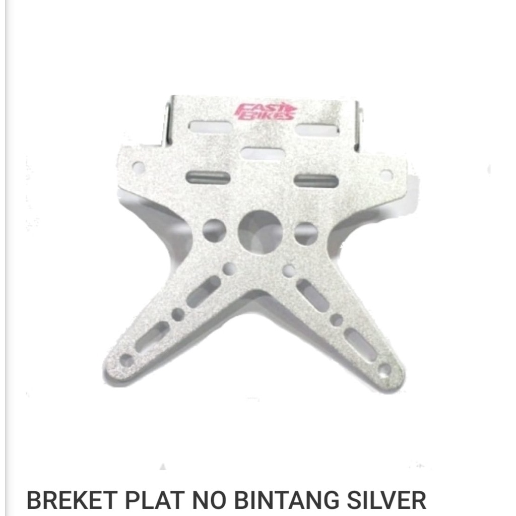 Breket dudukan plat nomor model bintang-Universal