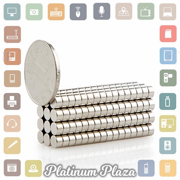 OLOEY Powerful Neodymium Magnet NdFeB N35 50 PCS - MG01 - Silver`1R6X8E-