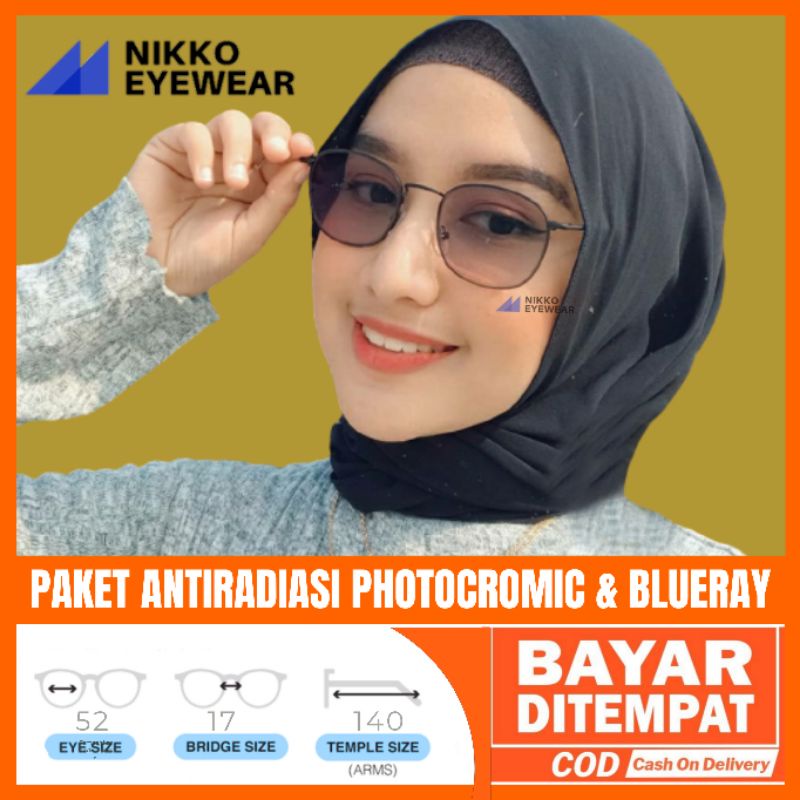 Paket Kacamata 8261, Gratis Lensa Photocromic,Gratis Lensa Blueray,Kacamata ursula kotak