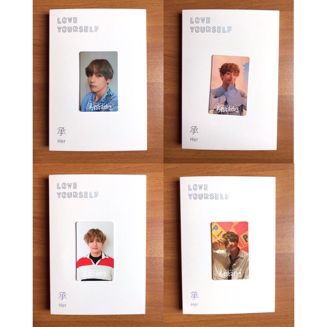 [READY INDO] ALBUM ONLY BTS: LOVE YOURSELF (LY); HER PC PHOTOCARD TAEHYUNG FULLSET L O V E