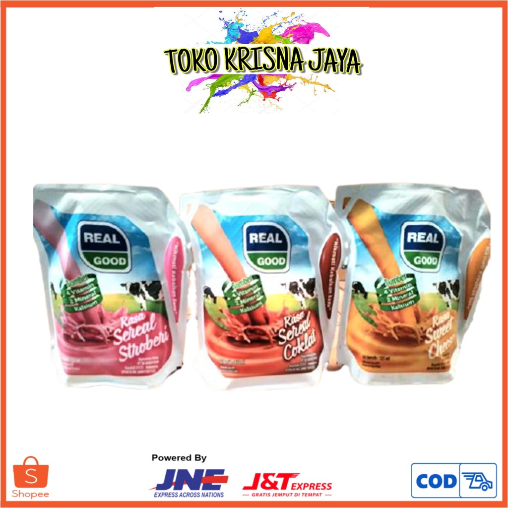 

SUSU UHT REAL GOOD POUCH KEMASAN 125 ML