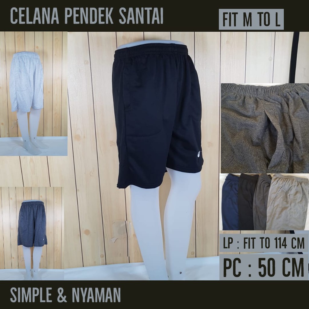 Celana training pendek pria / celana pria / celana santai / celana sport