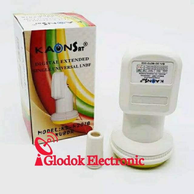 LNB KUBAND 4K KAONSAT SINGLE OUTPUT LNB PARABOLA KUBAND 1 OUTPUT OFFSET LNBF NOISE 0.1DB