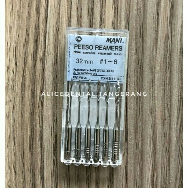 Dental LARGO peeso reamer mani 28mm 32mm assorted reamers gigi 28 32 mm endo endodontic bur