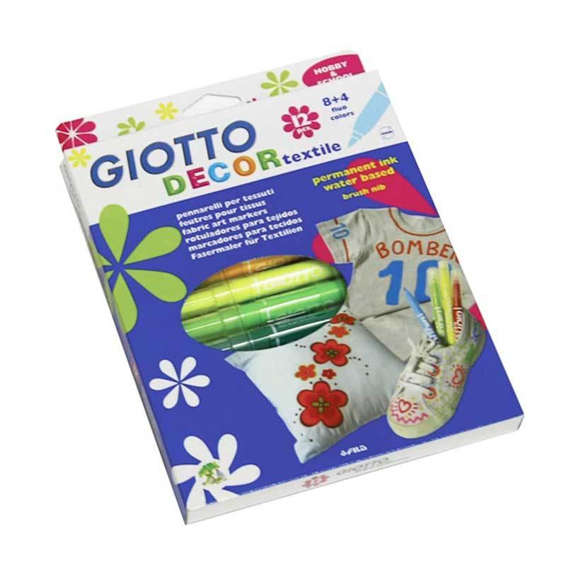 

Giotto Decor Textile 12 warna per pak - ref.494900
