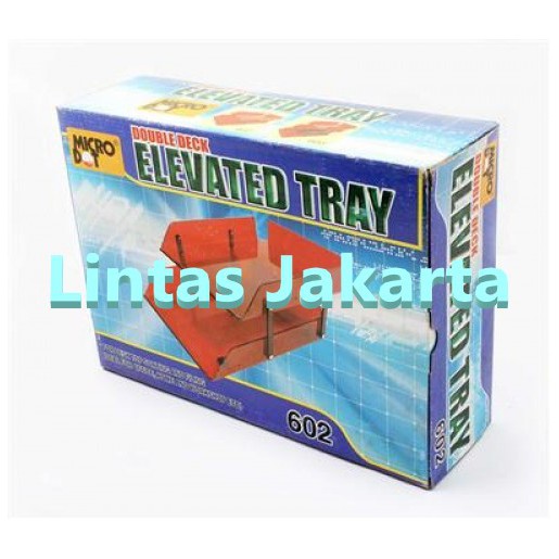 Letter Tray / Bak Surat Elevated 2 Susun Merk Microtop 602