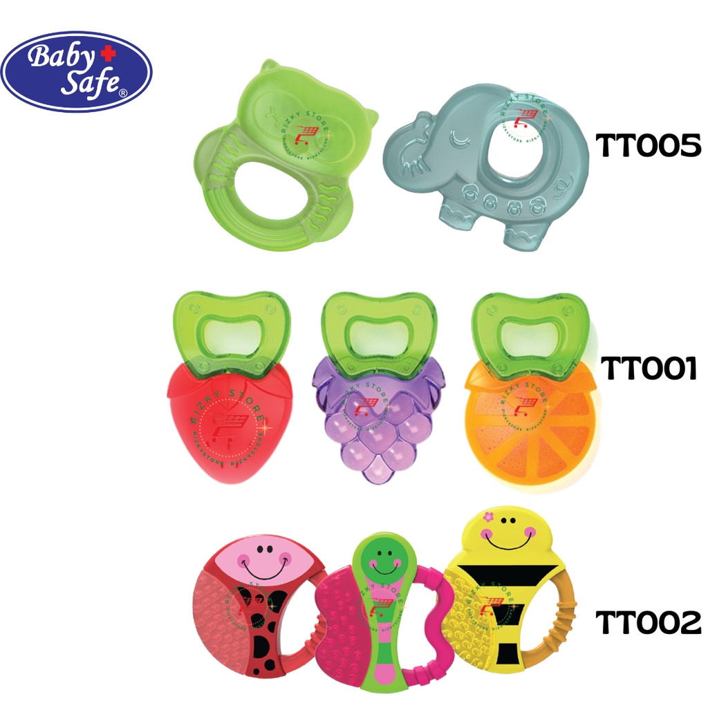 Baby Safe Gigitan Bayi/Mainan bayi/Easy Grip Teether/Cooling Teether TT001 TT002 TT005