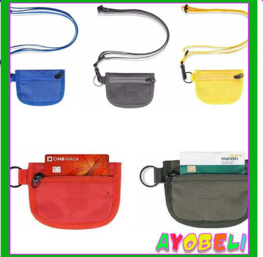 AYOBELI Dompet Mini Kartu Nama ATM Sako - Card Wallet Wanita Dan Pria Tas selempang Import Murah