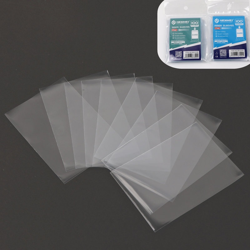 100pcs/pack 64*89mm Card Sleeves Card Protector Unsealed Game Sleeves DIY Lomo Cards Photocard