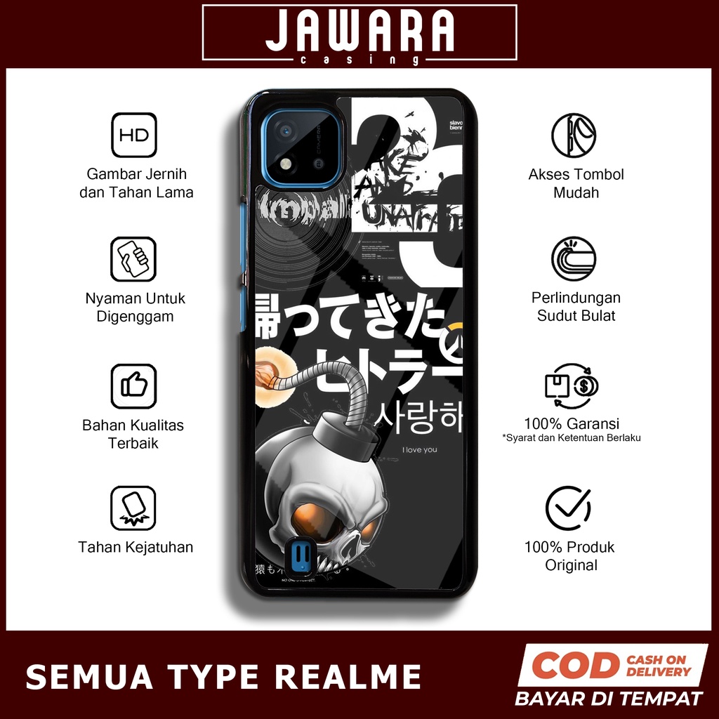 Case Realme C11 2021 C20 Case Hp Realme C11 2021 C20 Premium Glossy Jawara Casing [JPNR] Casing Hp A