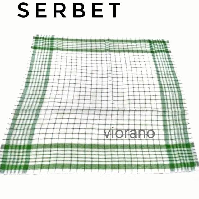 Kain Serbet Lap Piring Motif Kotak-kotak Ukuran Besar Murah Berkualitas / Peralatan Dapur Serbet Kain