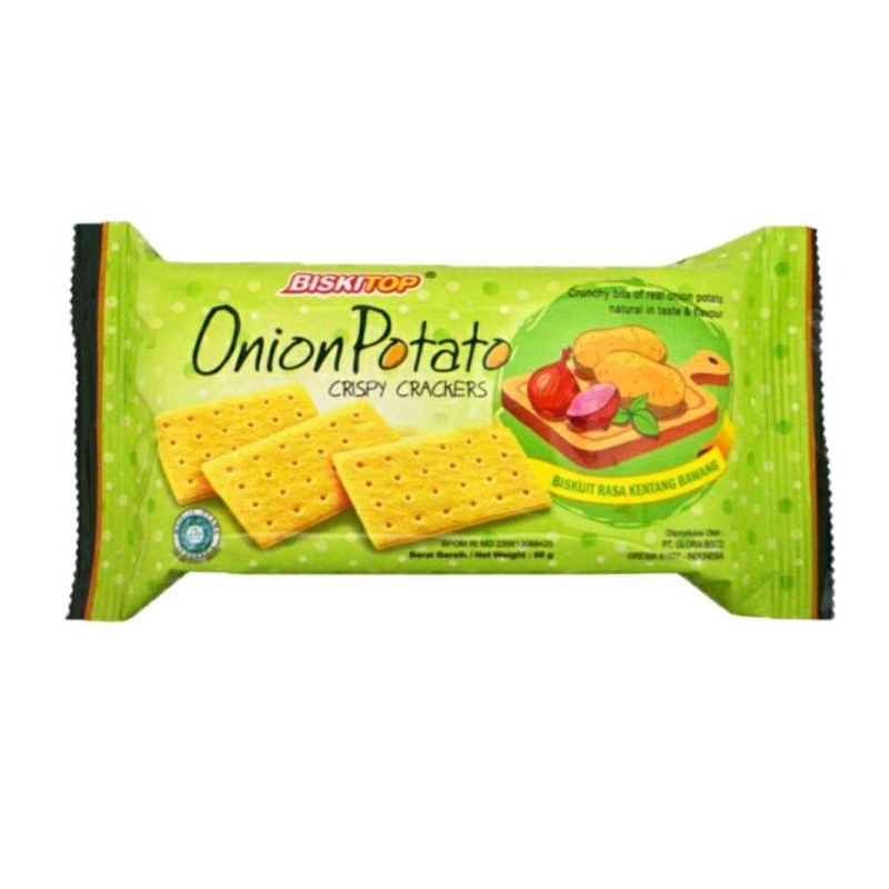 

Biskitop Onion Potato Crispy Crackers