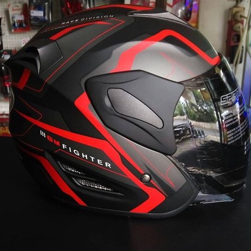 HELM GM FIGHTER GV2 RED DOFF