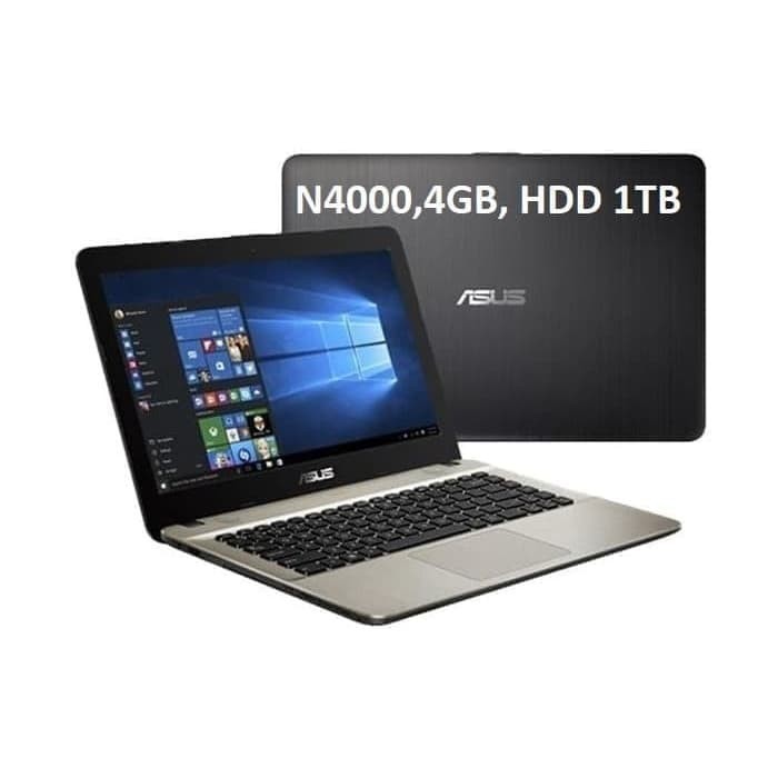 Laptop Asus X441M intel Dualcore N4000/Ram 4gb/Hdd 1Tb/Win10