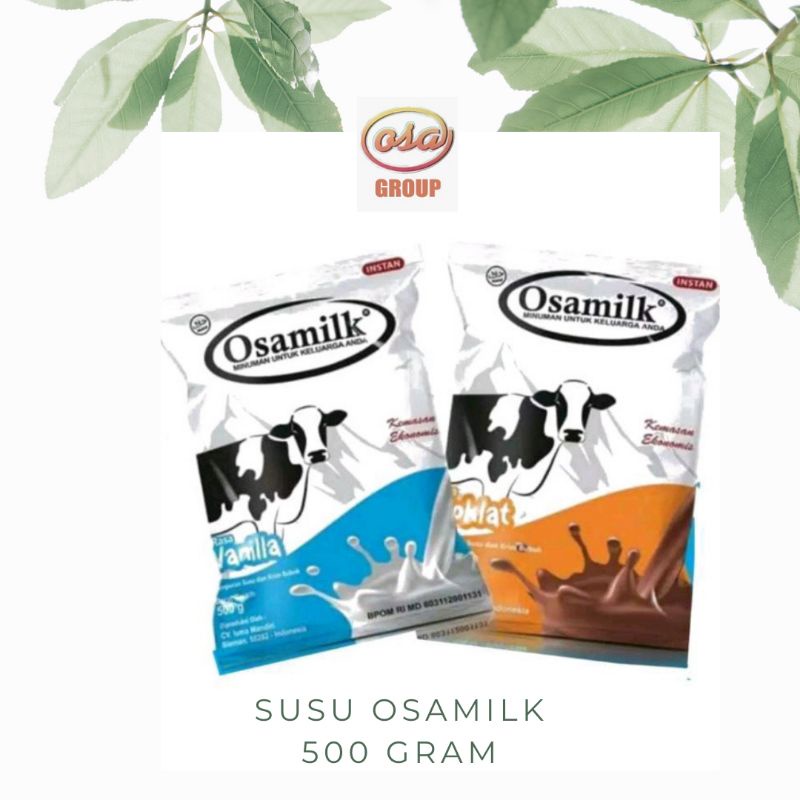 

SUSU OSAMILK SUSU GEMUK BADAN 500gr PENGGEMUK BADAN RASA COKELAT VANILA