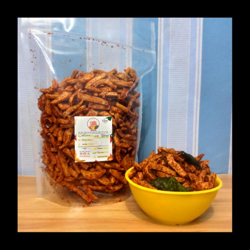 Basreng Kriuk Medok 500 gr (setengah kilo) Pedas Daun Jeruk/Pedas Asin/Original Termurah by BASRENG MEDOK-3