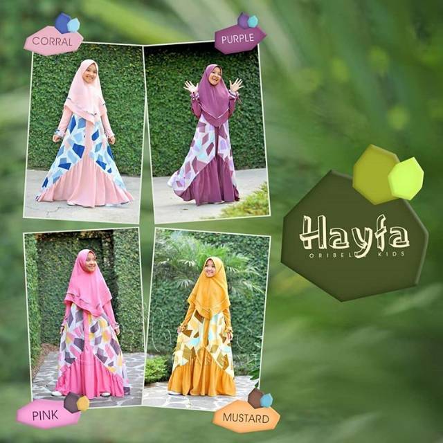 Gamis Dress Anak HAYFA DRESS By Oribelle Kids