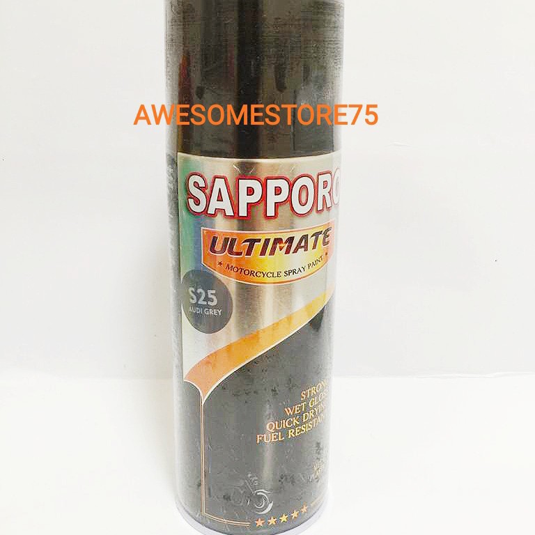 SAPPORO ULTIMATE S25 AUDI GREY Abu Abu Cat Semprot Pilox Pylox